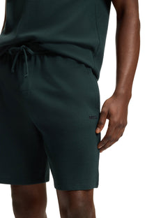 Boss Black BOSS WAFFLE SHORTS DARK GREEN Boss Black Michael Stewart Menswear  Shorts