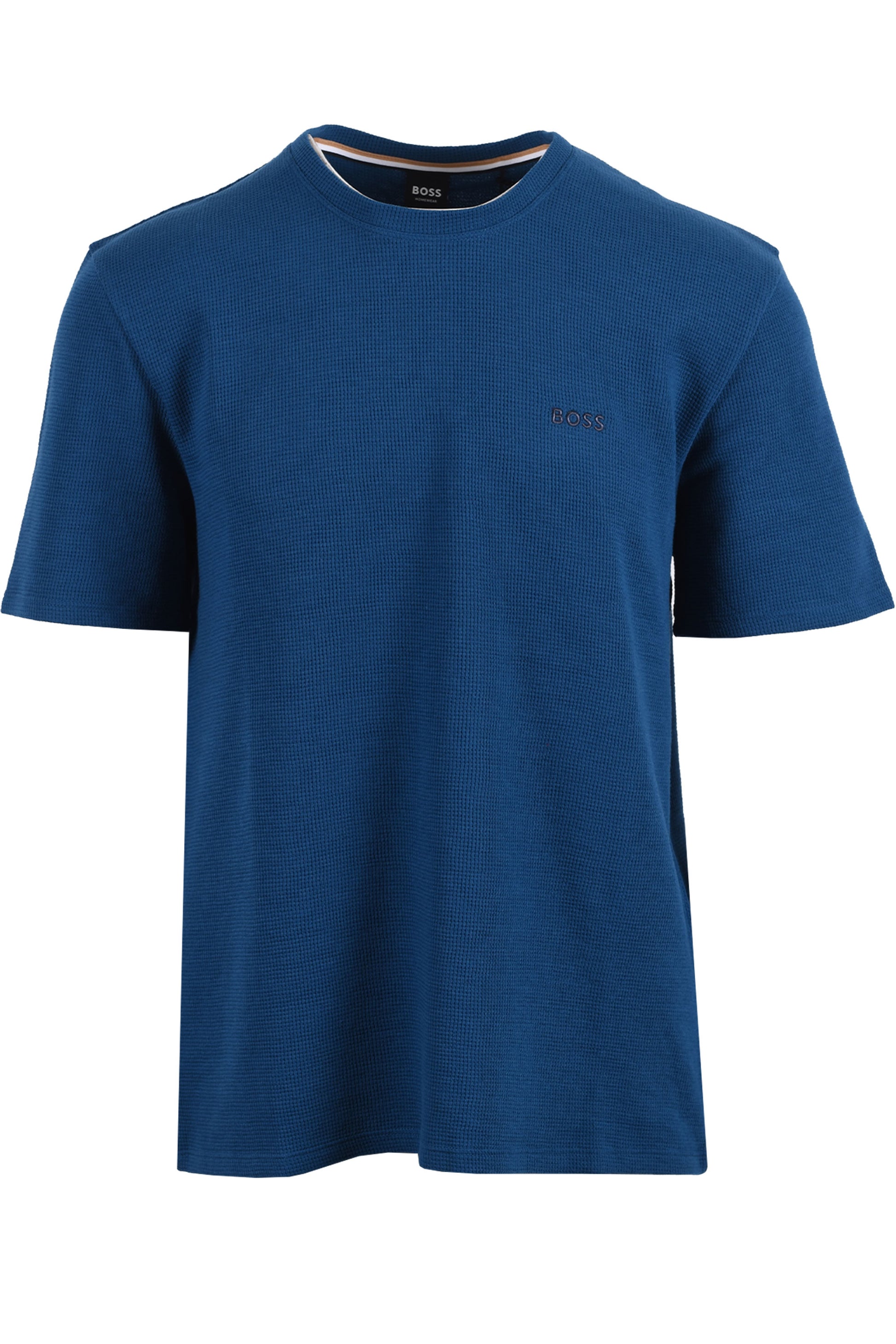 Boss Black BOSS WAFFLE T-SHIRT TURQUOISE AQUA Boss Black Michael Stewart Menswear  T-Shirts