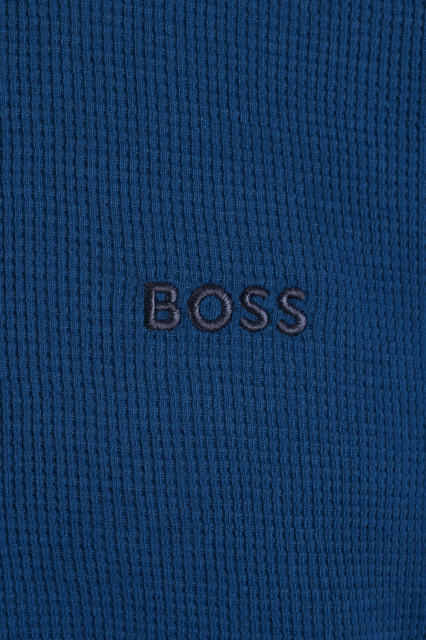 Boss Black BOSS WAFFLE T-SHIRT TURQUOISE AQUA Boss Black Michael Stewart Menswear  T-Shirts