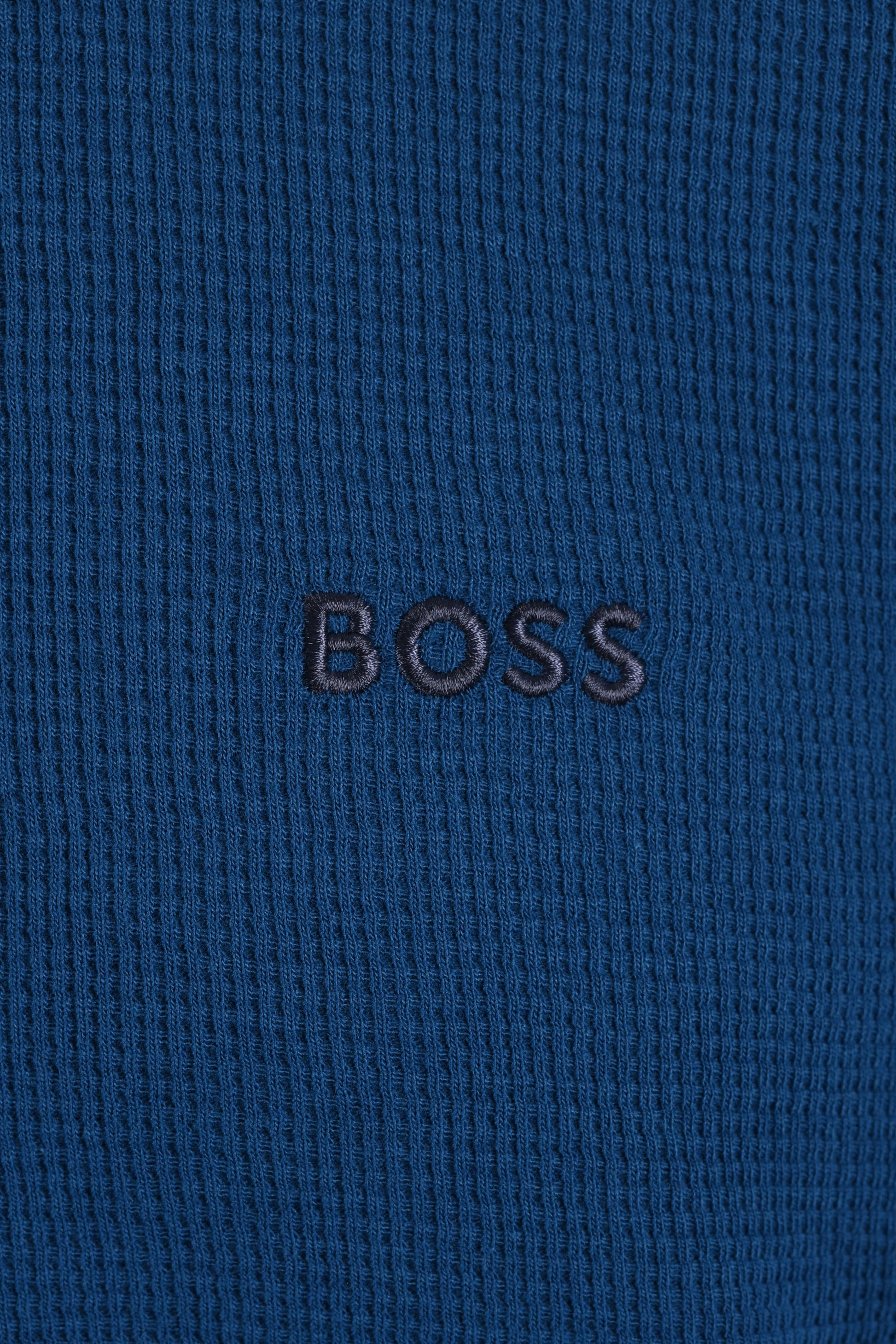 Boss Black BOSS WAFFLE T-SHIRT TURQUOISE AQUA Boss Black Michael Stewart Menswear  T-Shirts