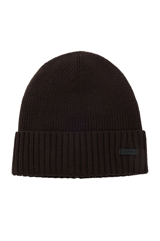 Boss Black Fati Beanie Dark Brown