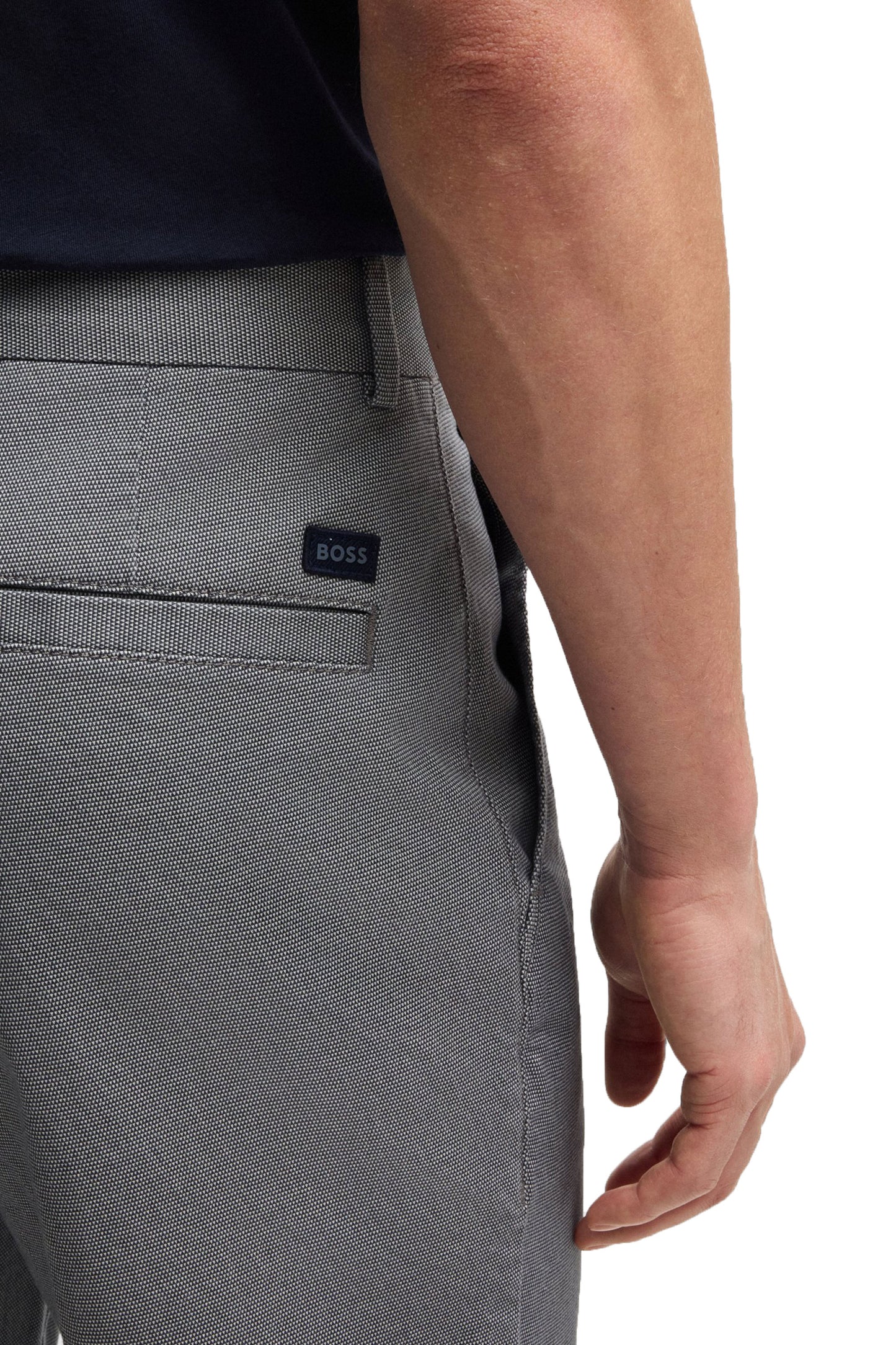 Boss Black H-Kane Casual Cotton Chino Dark Blue
