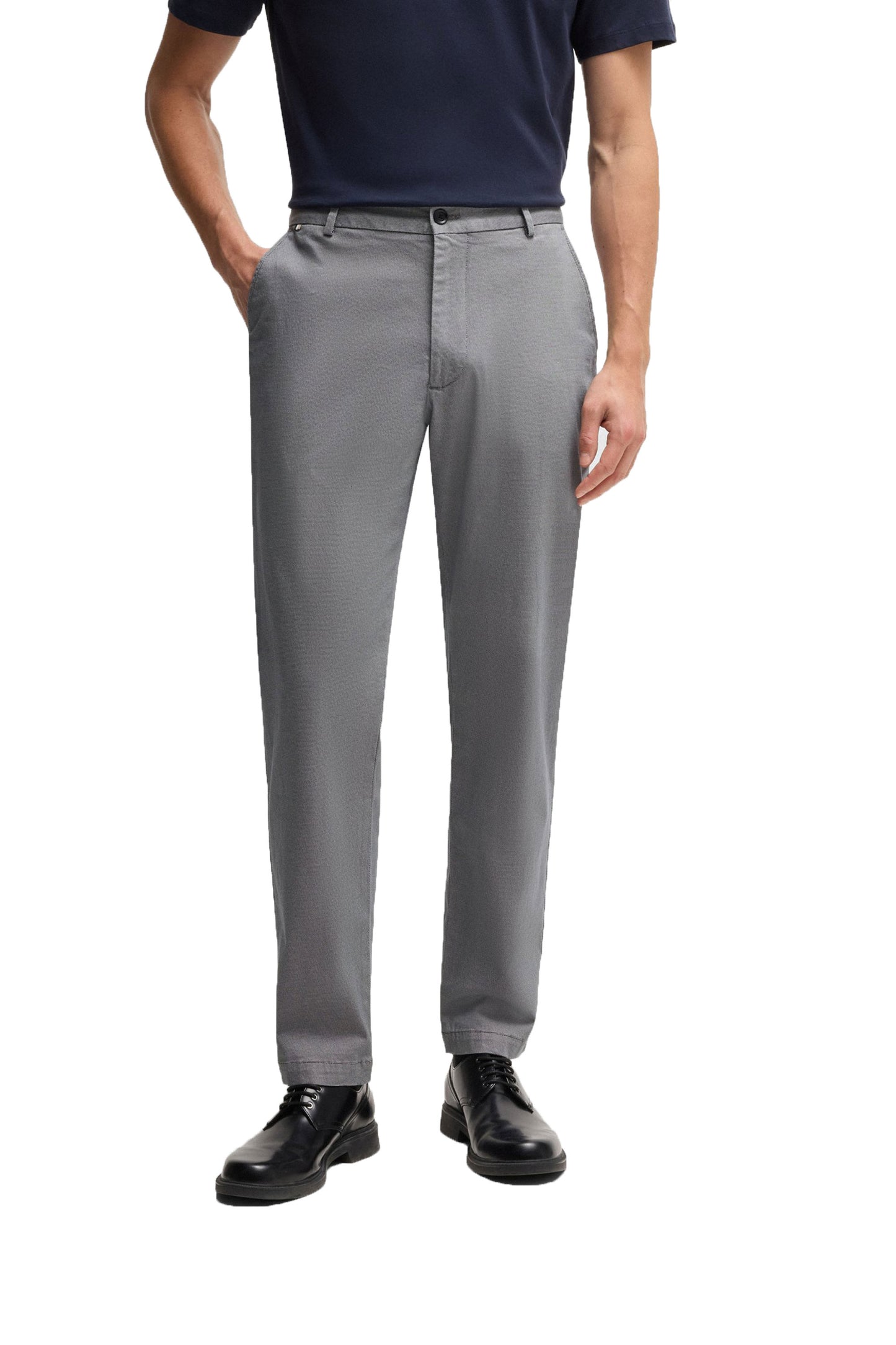 Boss Black H-Kane Casual Cotton Chino Dark Blue