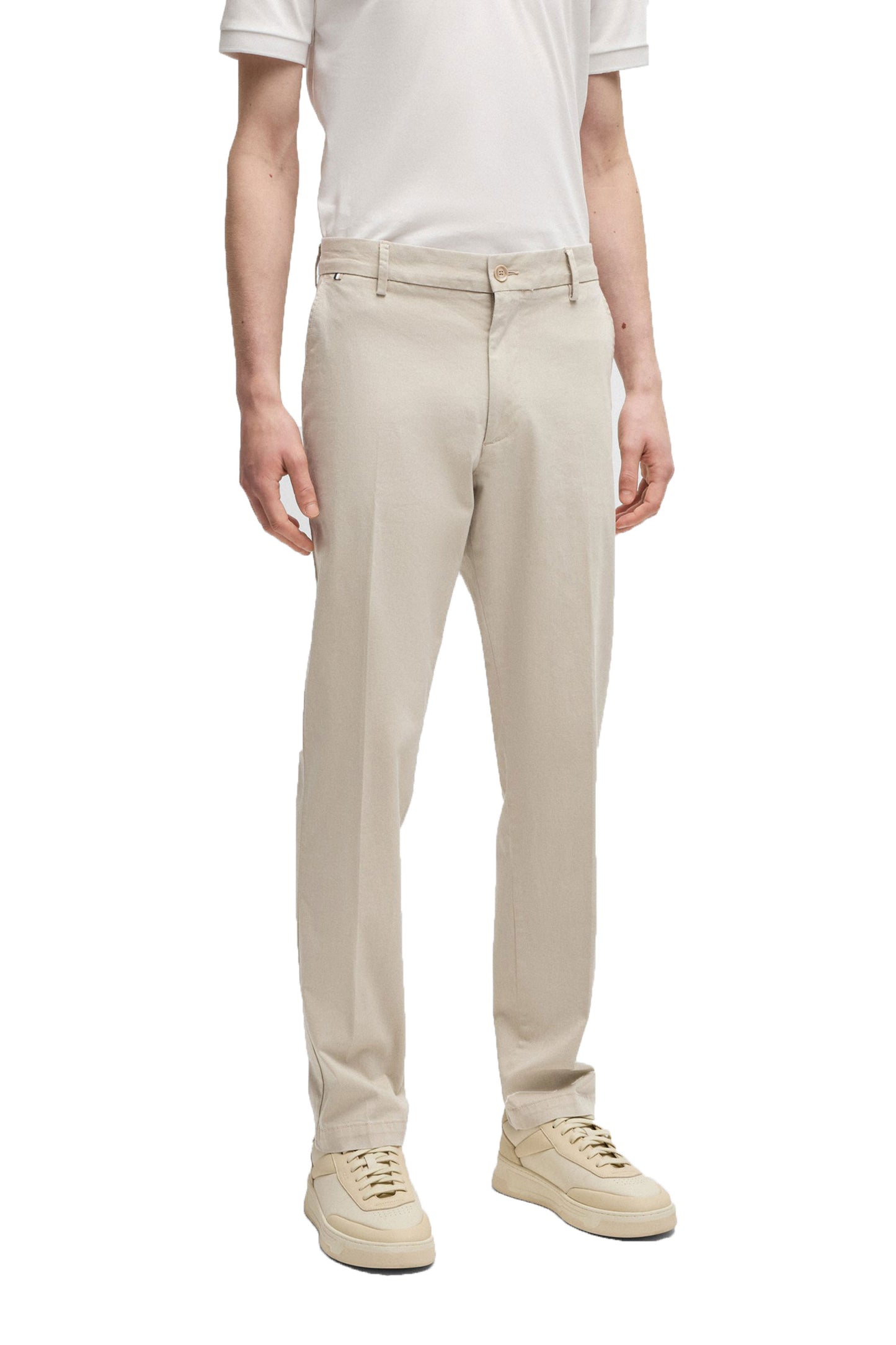 Boss Black H-Kane Casual Cotton Chino Light Beige