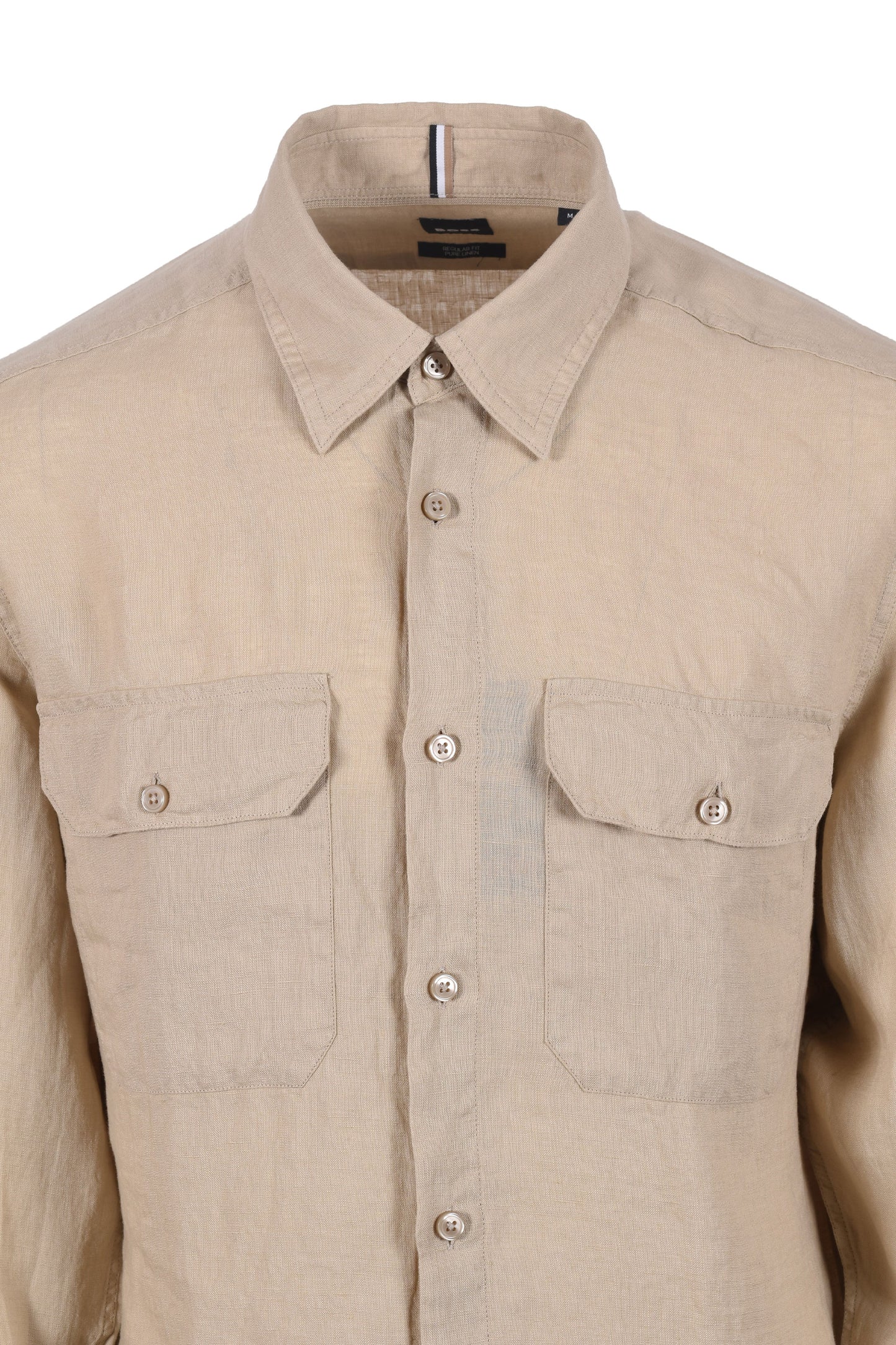 Boss Black H-Liam-Kenb-2P-C-244 Long sleeved Shirt Light Beige