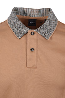 Boss Black H-Parlay 302 Polo Shirt Medium Beige Boss Black
