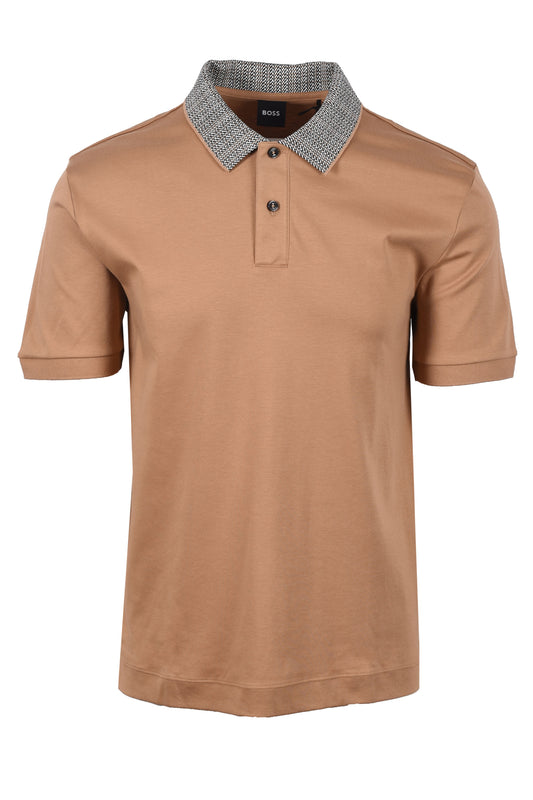 Boss Black H-Parlay 302 Polo Shirt Medium Beige
