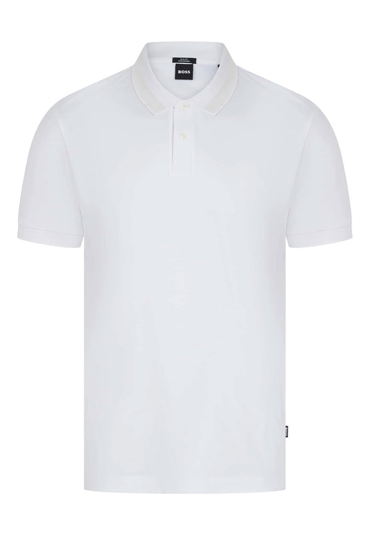 Boss Black H-Phillipson Polo Shirt White
