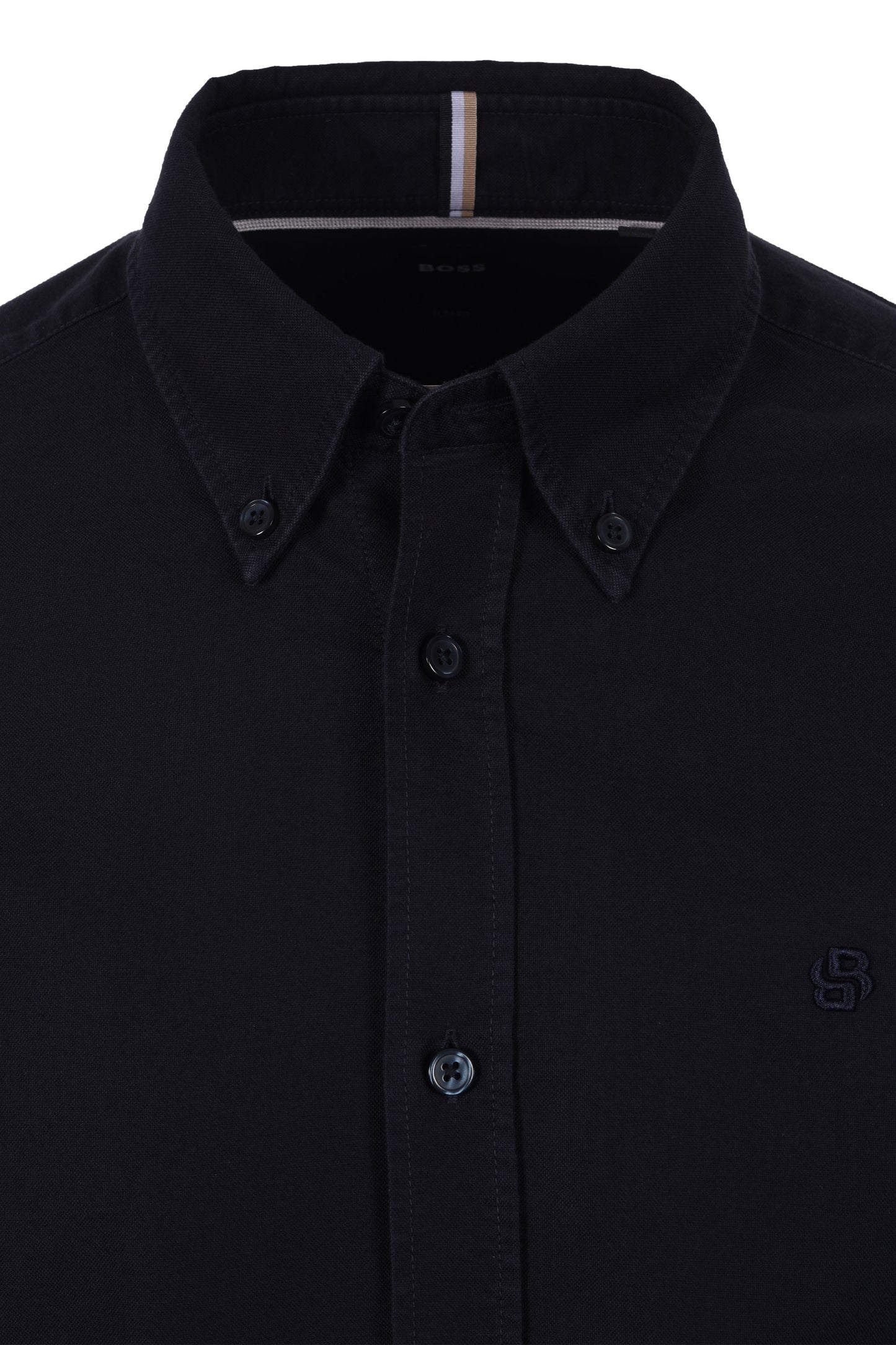 Boss Black H Roan Casual Oxford Shirt Dark Blue