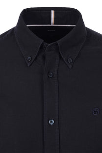 Boss Black H Roan Casual Oxford Shirt Dark Blue Boss Black