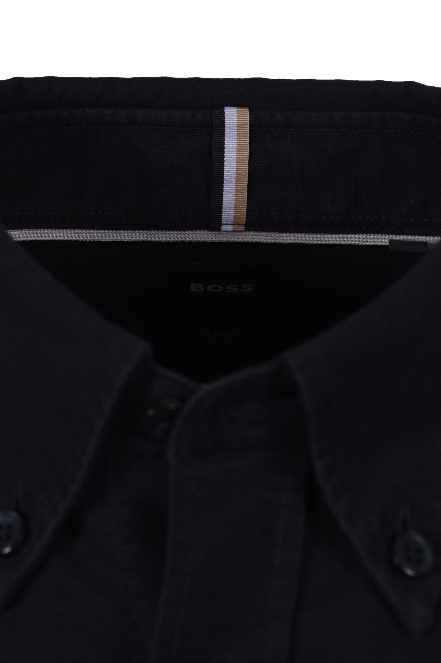 Boss Black H Roan Casual Oxford Shirt Dark Blue