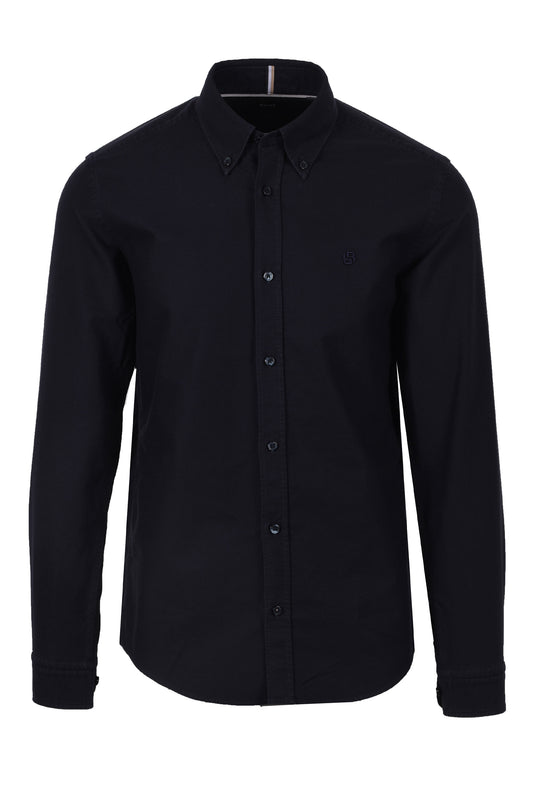 Boss Black H Roan Casual Oxford Shirt Dark Blue