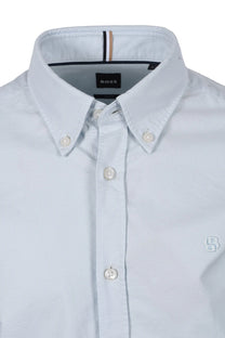 Boss Black H Roan Casual Oxford Shirt Open Blue Boss Black