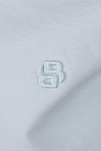 Boss Black H Roan Casual Oxford Shirt Open Blue Boss Black