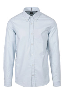 Boss Black H Roan Casual Oxford Shirt Open Blue Boss Black