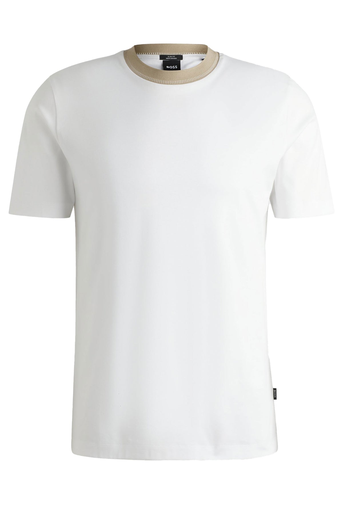 T-shirt Homme The Boss Bee - Col Rond, Manches Courtes, Blanc, Motif Imprimé