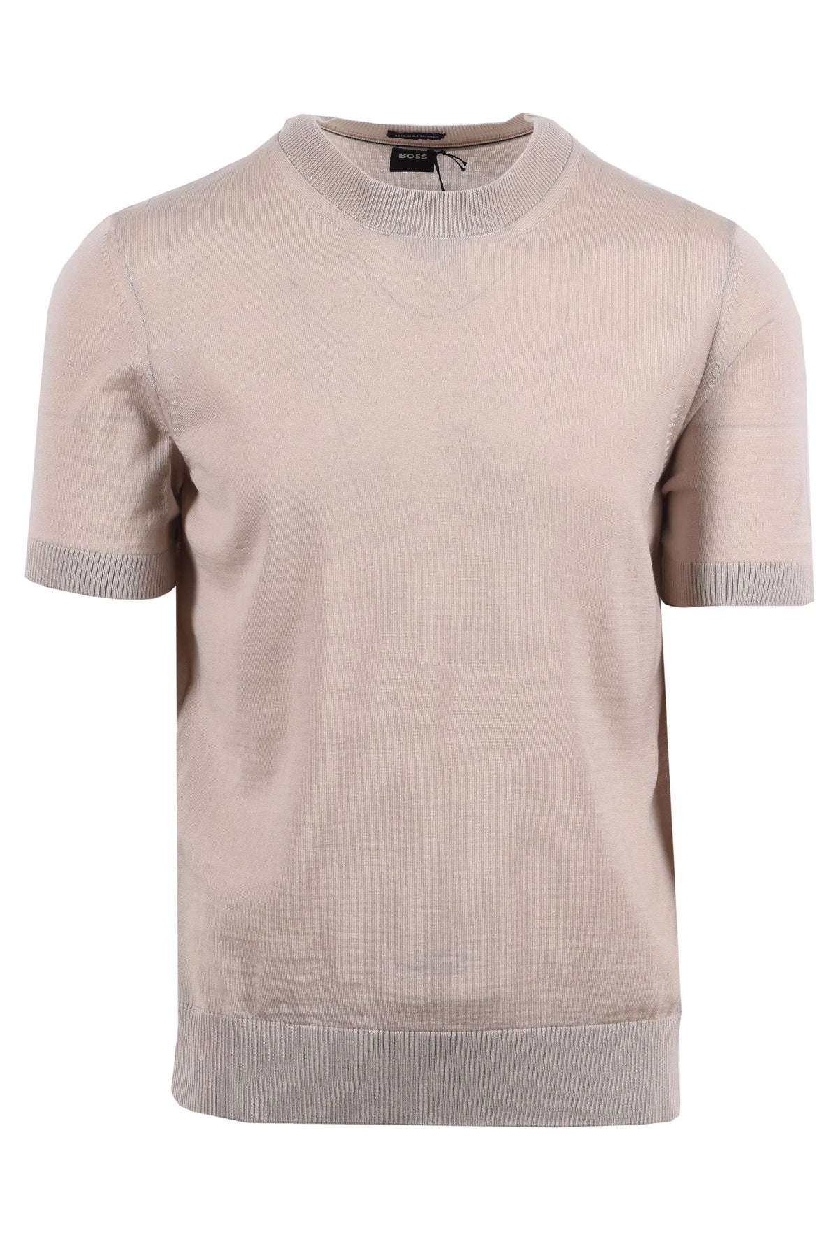 Boss Black H UMAURO KNITTED T-SHIRTS OPEN BEIGE Boss Black