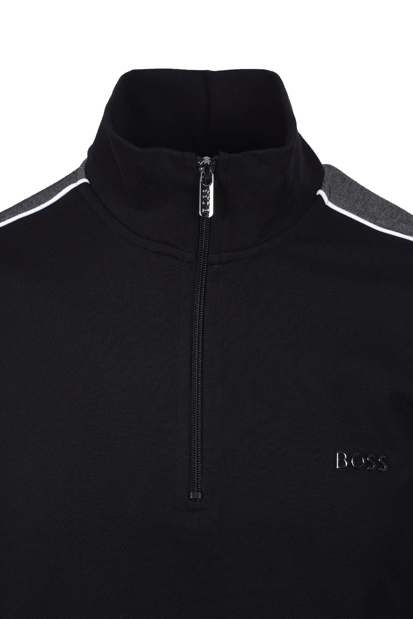 Boss Black HALF ZIP TRACKSUIT JACKET BLACK Boss Black