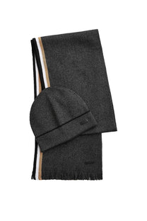 Boss Black HENZO SCARF MEDIUM GREY Boss Black