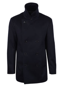 Boss Black Hyde Coat Dark Blue Boss Black