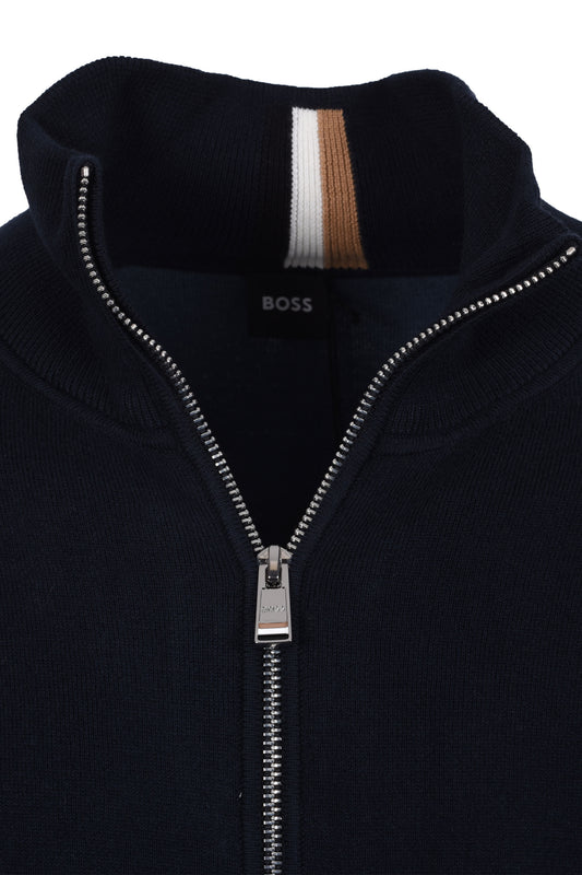 Boss Black IDINO CARDIGAN DARK BLUE