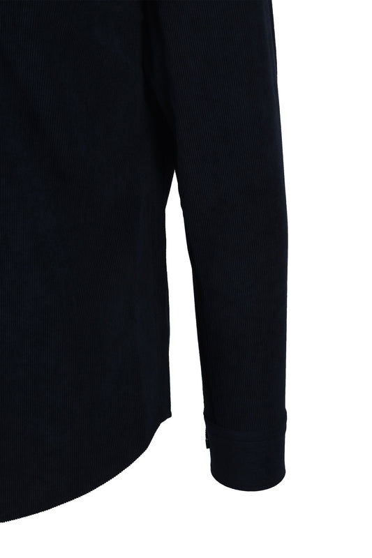Boss Black KENT CORDUROY SHIRT DARK BLUE