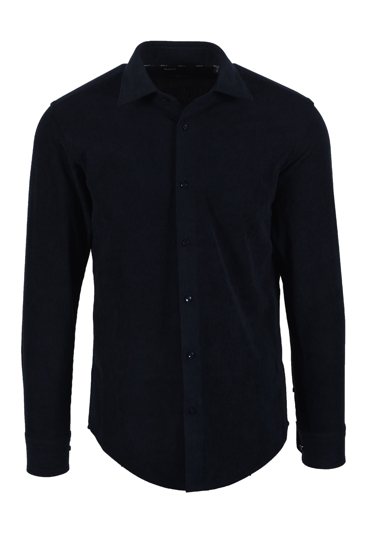 Boss Black KENT CORDUROY SHIRT DARK BLUE