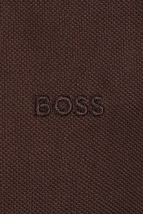 Boss Black PALLAS POLO DARK BROWN