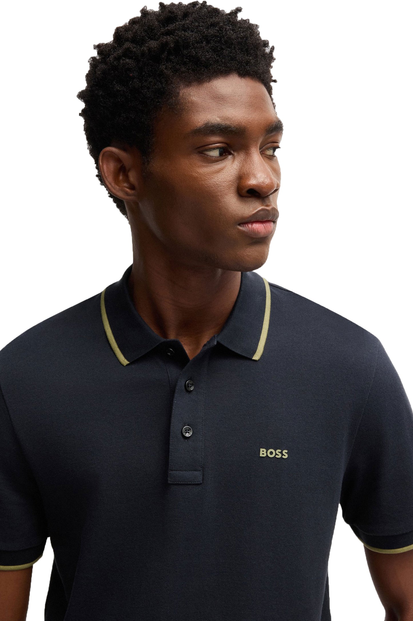 Boss Black Parlay 190 Polo Shirt Navy