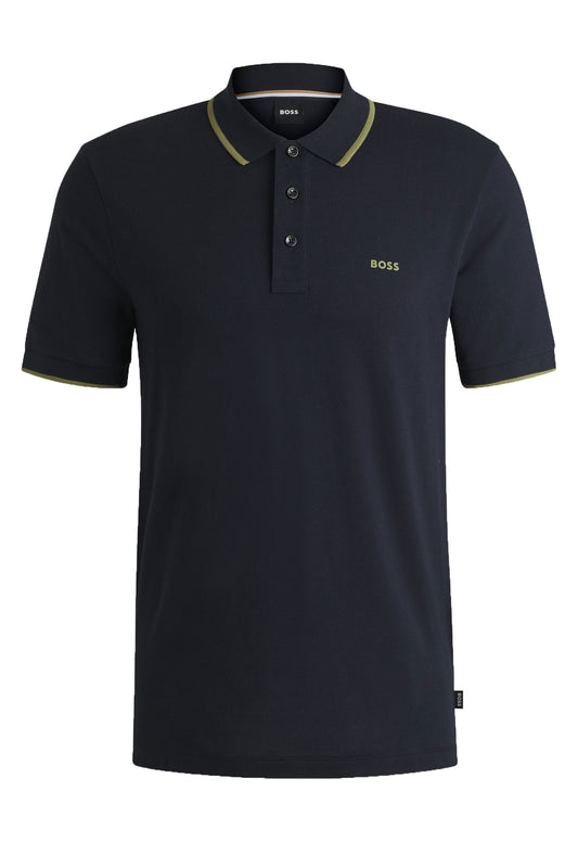 Boss Black Parlay 190 Polo Shirt Navy
