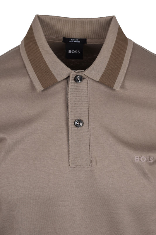 Boss Black Phillipson Polo Open Brown