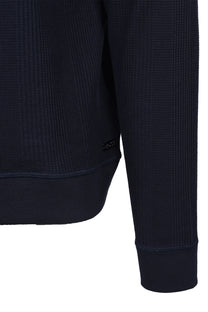 Boss Black STRUCTURE HALF ZIP DARK BLUE Boss Black