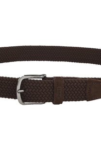 Boss Black Sash Woven Belt Dark Brown Boss Black