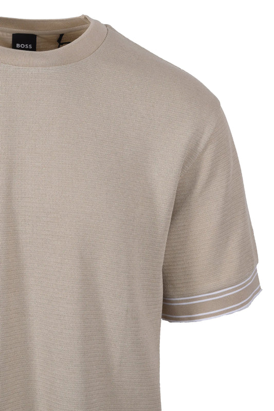 Boss Black TIGERMAN T-SHIRT OPEN BEIGE Boss Black