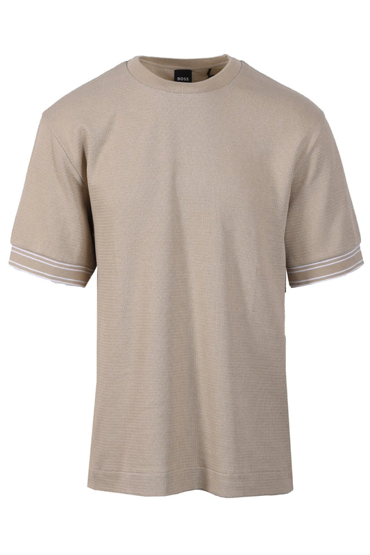 Boss Black TIGERMAN T-SHIRT OPEN BEIGE Boss Black