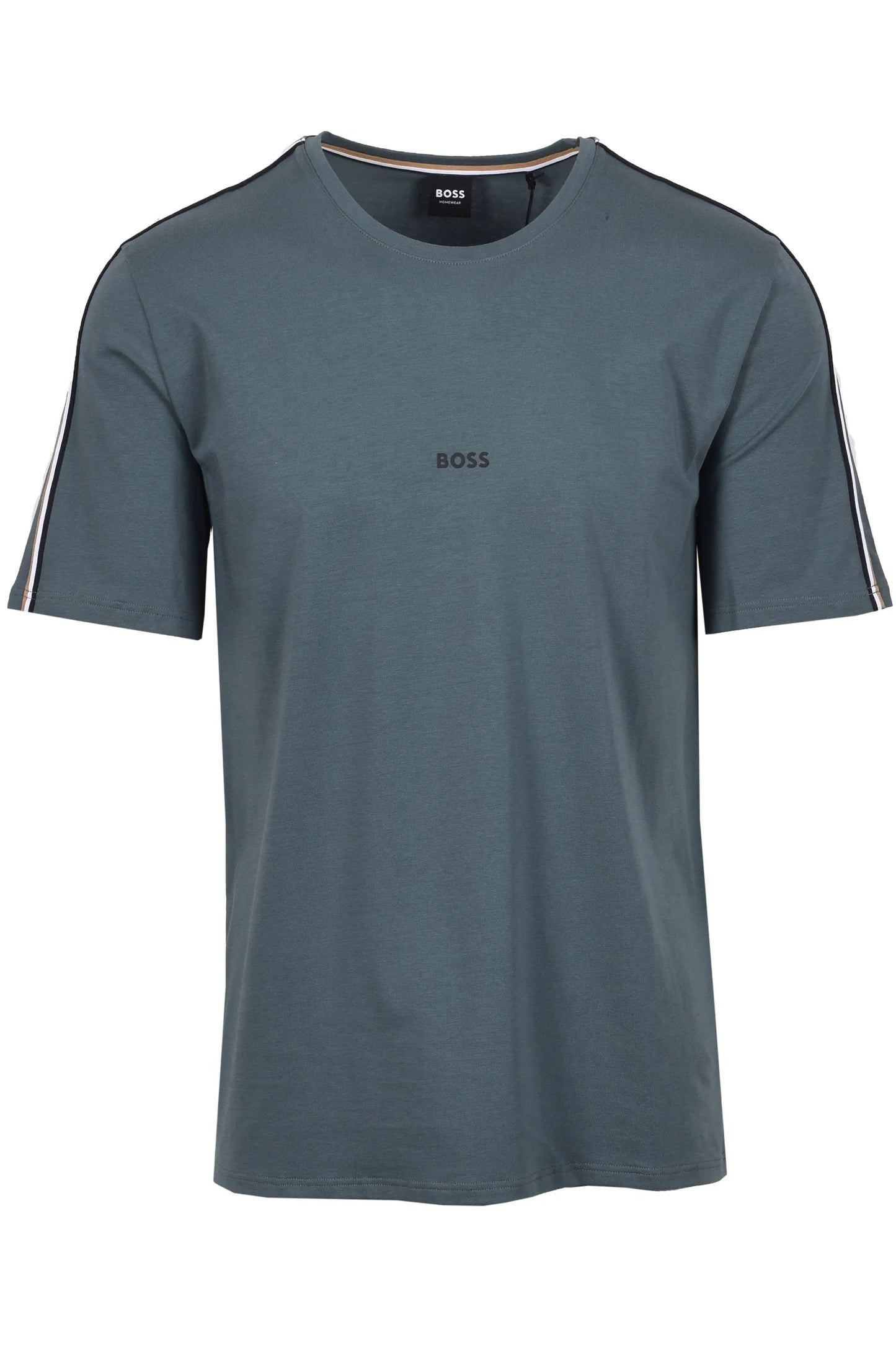 Boss Black UNIQUE T-SHIRT DARK GREEN Boss Black