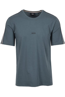 Boss Black UNIQUE T-SHIRT DARK GREEN Boss Black