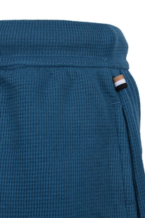 Boss Black WAFFLE SHORTS OPEN BLUE Boss Black