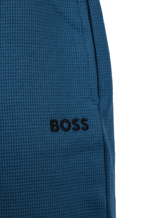 Boss Black WAFFLE SHORTS OPEN BLUE Boss Black