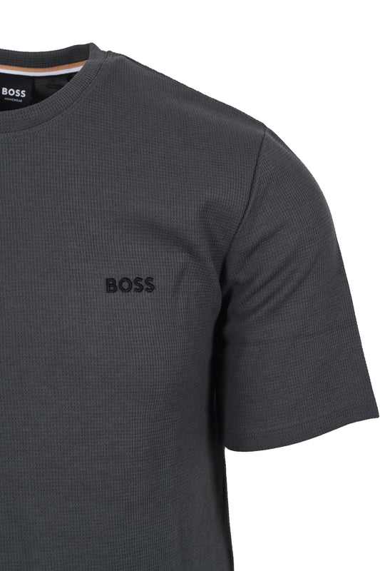 Boss Black WAFFLE T-SHIRT OPEN GREEN