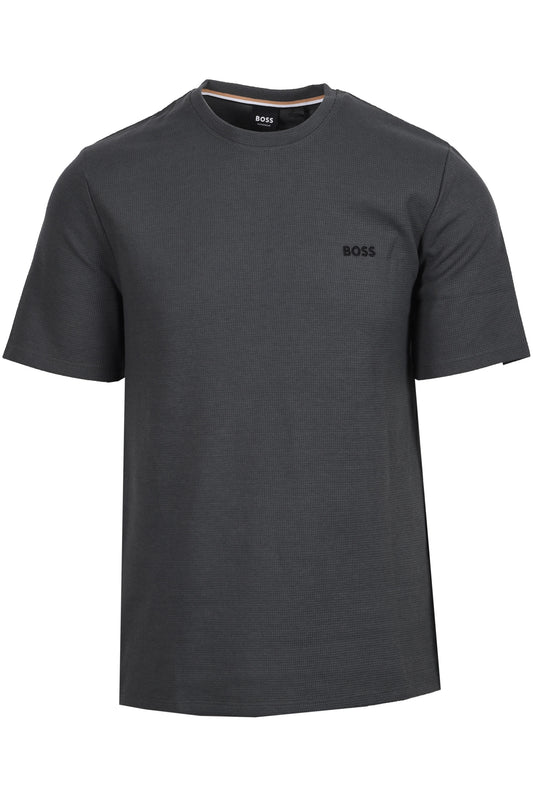 Boss Black WAFFLE T-SHIRT OPEN GREEN