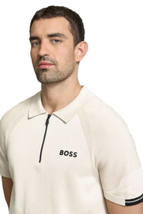 Boss Green K_Perform-Max_PL Half Zip Polo Open Beige Boss Green