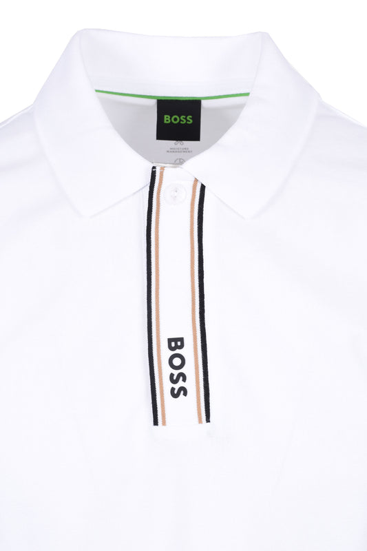 Boss Green PL Paddy Polo White