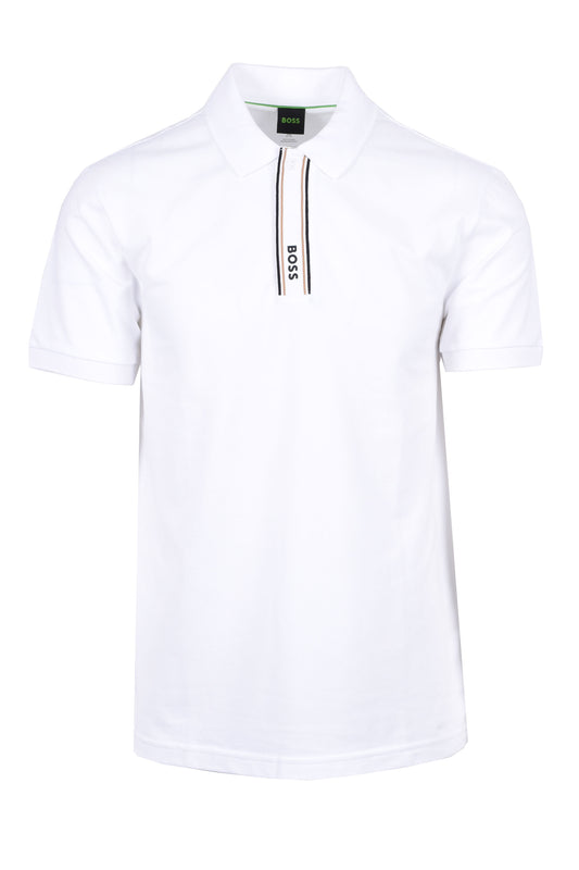 Boss Green PL Paddy Polo White