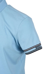 Boss Green Polo Zone Light Pastel Blue Boss Green