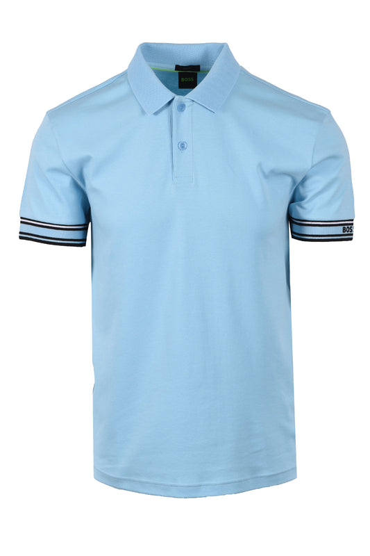 Boss Green Polo Zone Light Pastel Blue