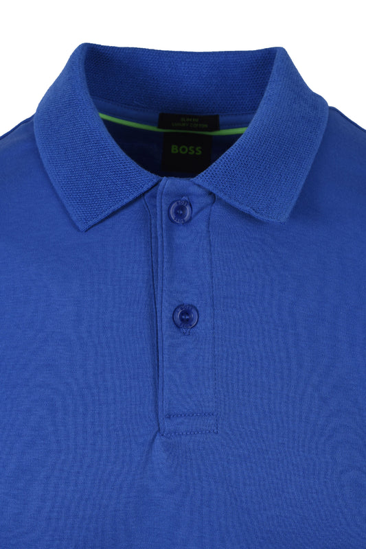 Boss Green Polo Zone Medium Blue