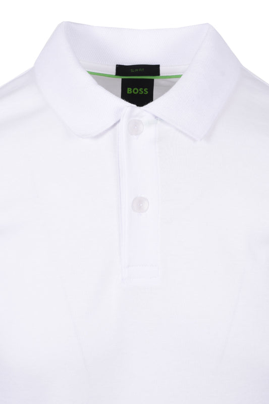 Boss Green Polo Zone Polo Shirt White