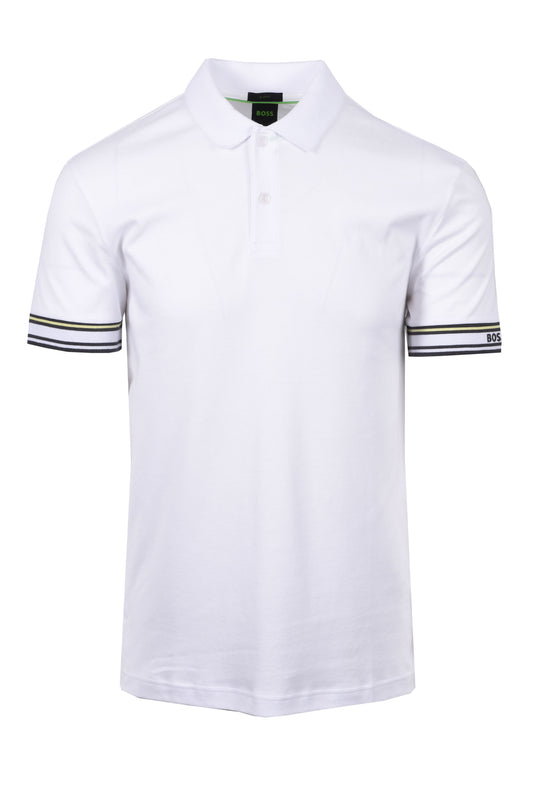 Boss Green Polo Zone Polo Shirt White