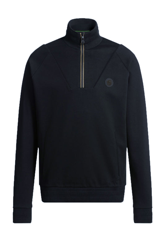 Boss Green Sweat Tl Half Zip Sweatshirt Dark Blue Boss Green